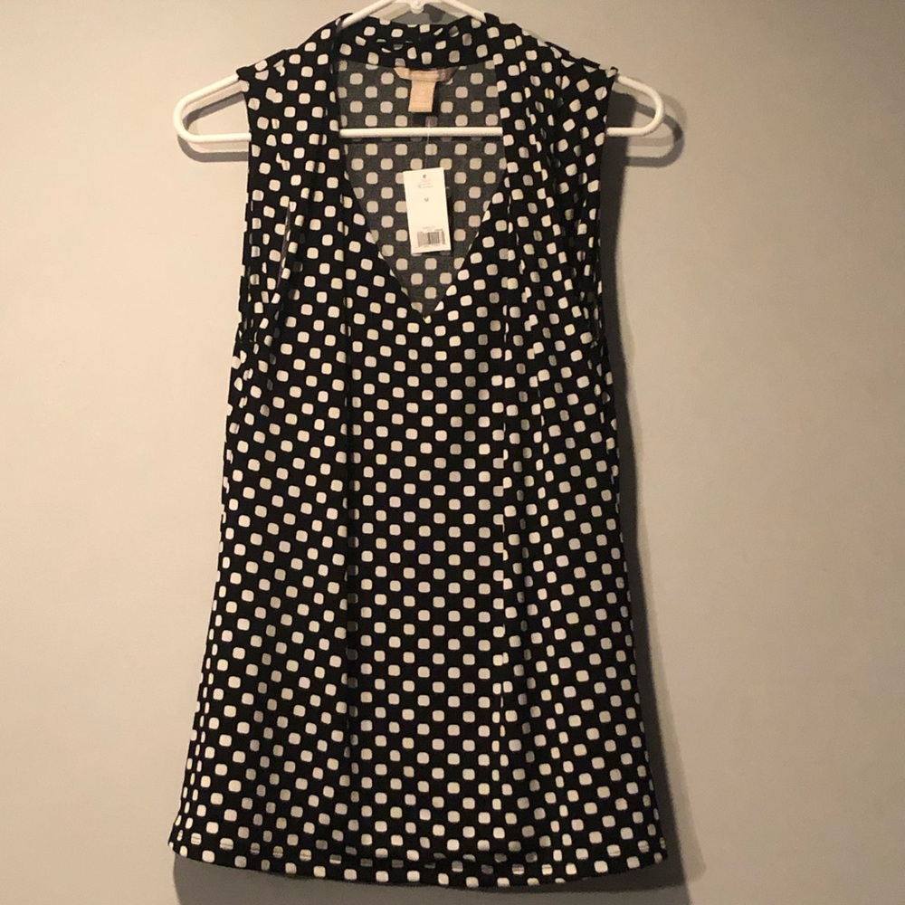 Banana Republic Sleeveless Blouse Top M Medium NWT